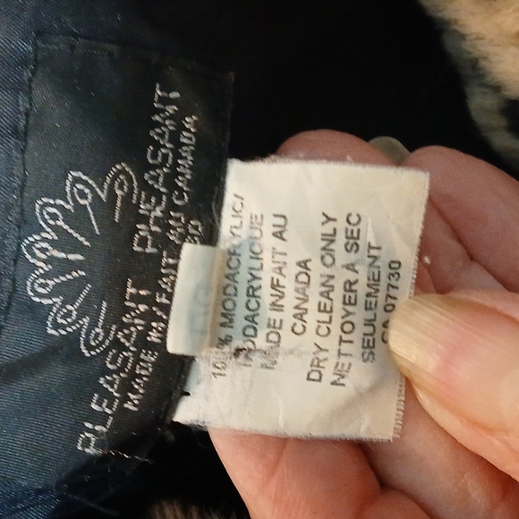 Pleasant Pheasant  faux fur jacket Animal Print GUC, Luxury,Mob Wife, Old Money - Picture 7 of 12